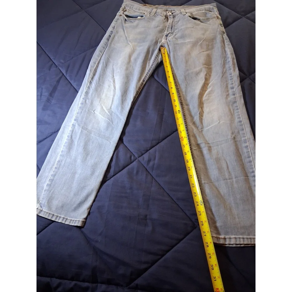 Levi's 541 Athletic Taper Mens Light Wash Denim Jeans Blue W34 L30